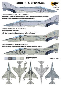 Vixen Decals 1/48 RF-4B Phantom II