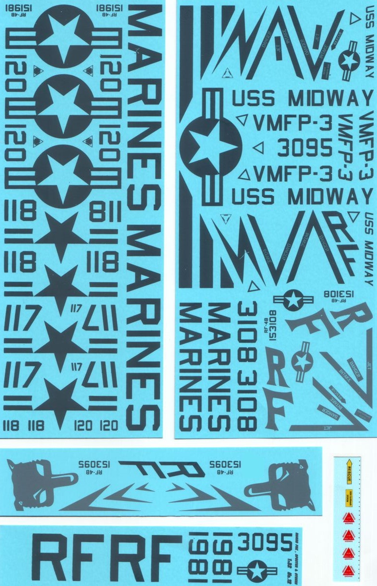 Vixen Decals 1/32 ROMEO FOX, SPECTER & OTHERS