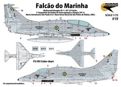 VX19 1/72 AF-1 Falcao. Marinha do Brasil