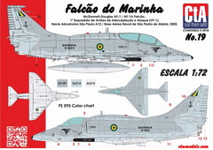 CTA-019 1/72 AF-1 Falcao. Marinha do Brasil