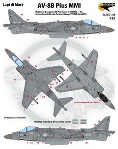 McDonnell-Douglas AV-8B Plus Harrier II, MM7199 / 1-03, Gruppo Aerei Imbarcati, Portaerei Cavour CVH550, June 2009.