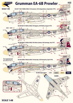 Vixen Decals 022 1/48 EA-6B Prowler