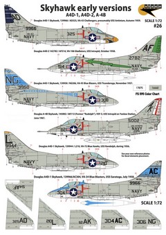 VX26 1/72 A4D Skyhawk early versions