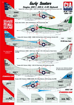 CTA-026 1/72 A4D Skyhawk early versions