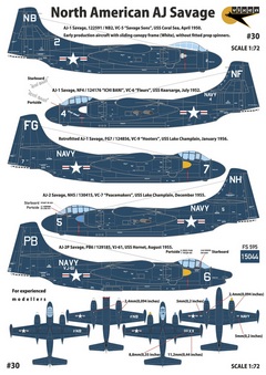 VX30 1/72 North American AJ Savage