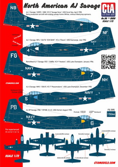 CTA-030 1/72 North American AJ Savage