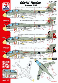 CTA-031 1/72 Grumman EA-6B Prowler