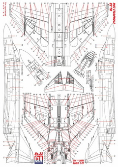 Декаль CTA 1/72 F-4B/J/N Phantom technical data stencils