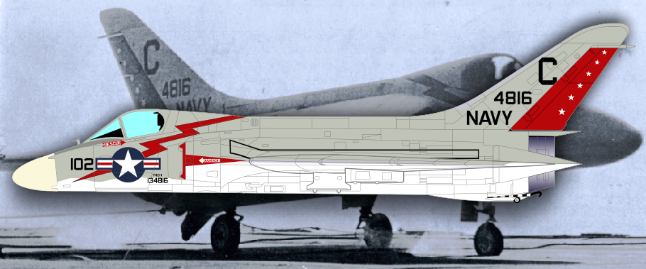 Vixen #42 1/48 F4D Skyray