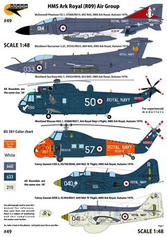 VX49 1/48 HMS Ark Royal (R09) Air Group