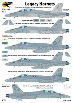 VX52 1/48 F-18 Legacy Hornets