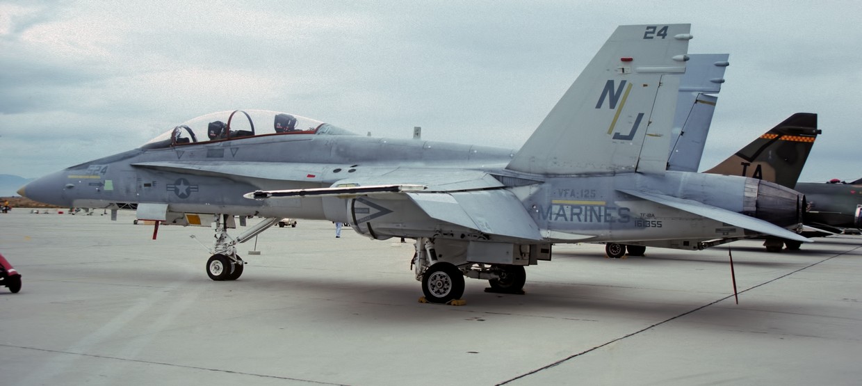 TF-18A Hornet, 161355/NJ524, VFA-125 "Rough Raiders", October 1982 - Vixen Decals