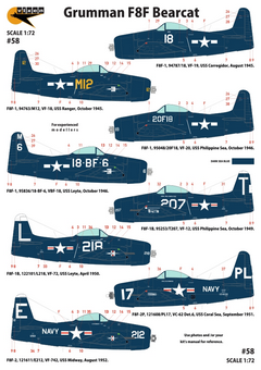 VX58 1/72 Grumman F8F Bearcat