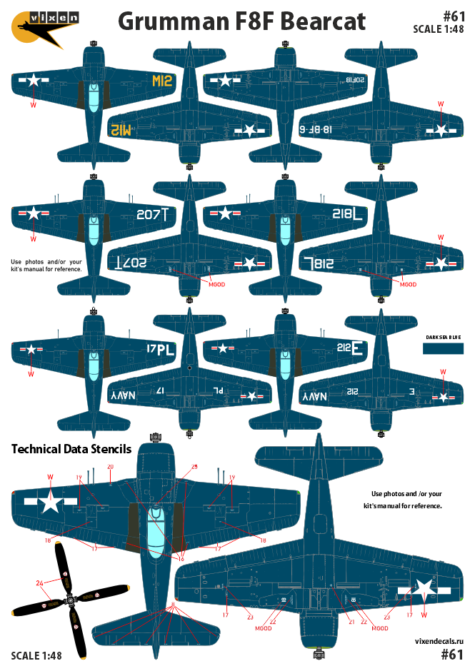 061 1/48 Grumman F8F Bearcat