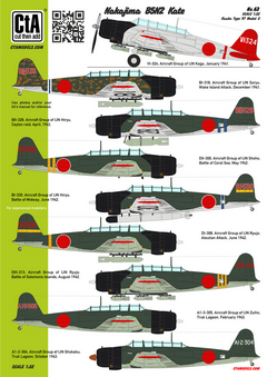 CTA-063 1/32 Nakajima Type 97 Model 3 - B5N2 Kate