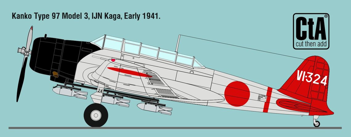 Декаль 063 для HPH 1/32 Nakajima Type 97 Model 3 - B5N2 Kate