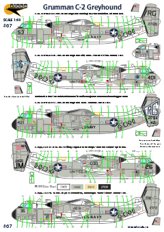 Vixendecals 067 1/48 Grumman C-2A Greyhound